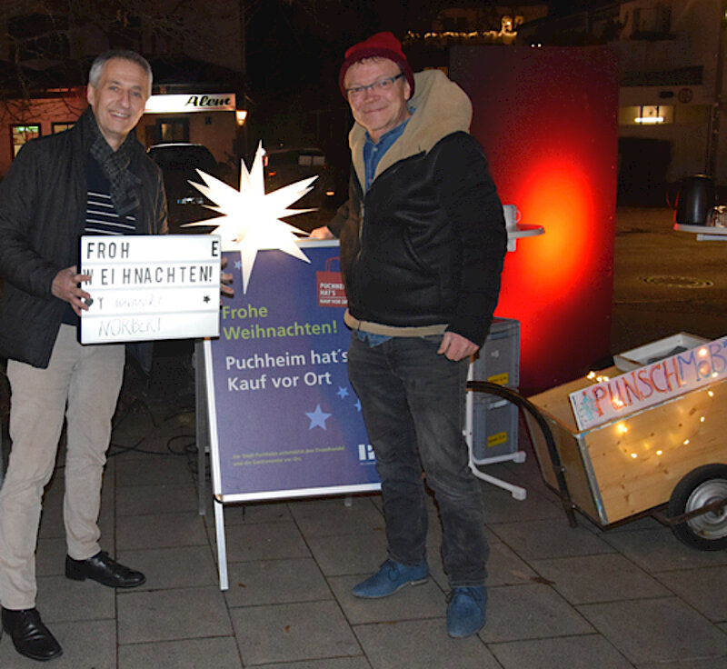 Weihnachtlicher Punsch- und Glühweinumtrunk – Ein Dankeschön an die Geschäftswelt in der Lochhauser Straße